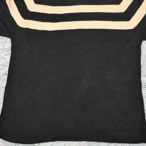 Vintage Oliver Perry Sweater Womens 2X Black Silk Blend Comfort Soft Preppy - Picture 7 of 8